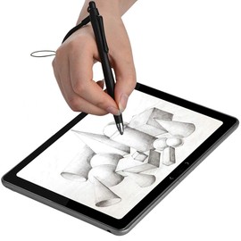 Stylus Pen for Touch Screen, 2 PCS Universal Touch Screen Stylus Writing Drawing Pen for Phone Tablet PC Laptop (Black)