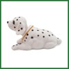 Motoforti White Dalmatian Shaped Shaking Head Nodding Dog Decoration for