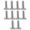 T Bolt M8x40 Hammer Head Screw Stainless Steel T Slotted