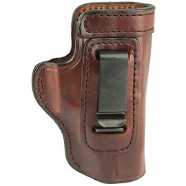 Generic Don Hume, H715-M Clip-On Holster, Inside The Pant, Fits Glock 19, Right Hand, Brown Leather