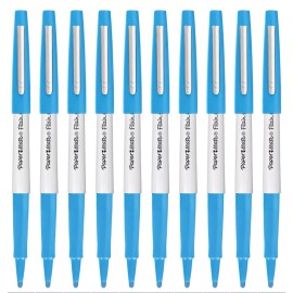 Paper Mate Flair Markers Pack Of 10 Available in 4 different Colors New In Pack - Sky Blue