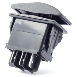 Dusledel 0D4767 Rocker Switch Compatible with Generac RV Guardian Generator Part, DPDT Spade ON-Off-(ON)