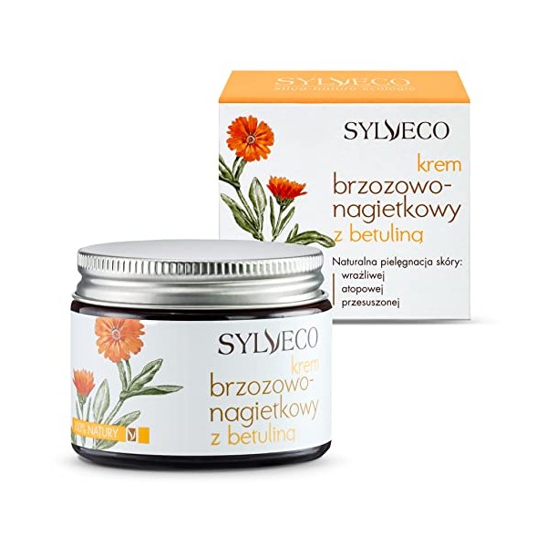 SYLVECO Calendula and Birch Moisturizing Cream with Betulin
