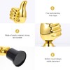 TEHAUX Pack of 4 Sports Trophies in Gold for Children,