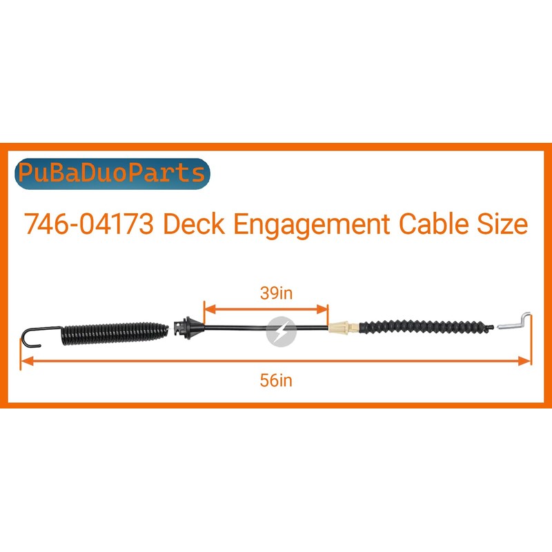 946-04173E Deck Engagement Cable for MTD Troy-Bilt Craftsman Lawn Mower