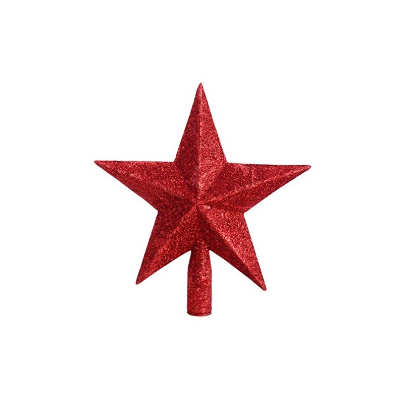 Christmas Tree Topper, Christmas Tree Topper, Red 20 cm