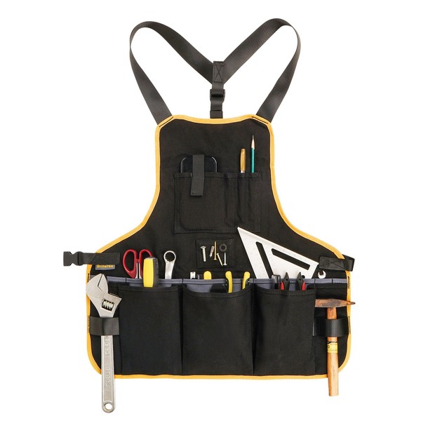 BRITEREE Work Tool Apron for Men and Women, Torso Length