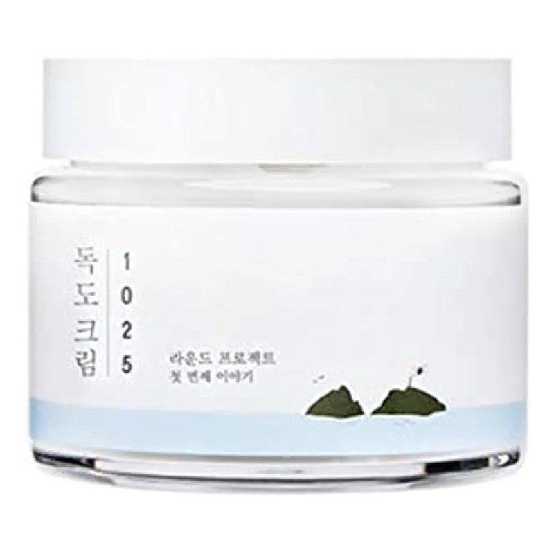 Round Lab 1025 Dokdo Cream 80ml Hidratante Fortalece Barrera Piel