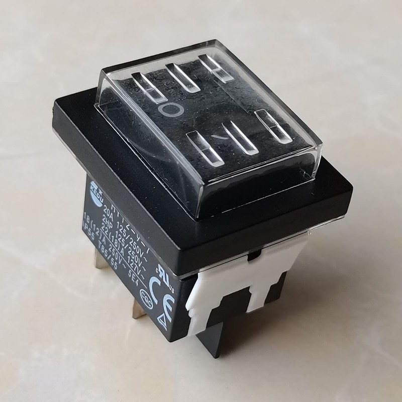 2Pieces KEDU HY12-9-7 Rocker Switch Push Button Switches for Household
