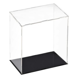 uxcell Acrylic Clear Display Case Box Dustproof Protection Showcase Cube Collectibles Show Box 9.8x5.9x11.8inch