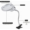 Lupa LED de Mesa con Cuello Flexible y Doble Aumento