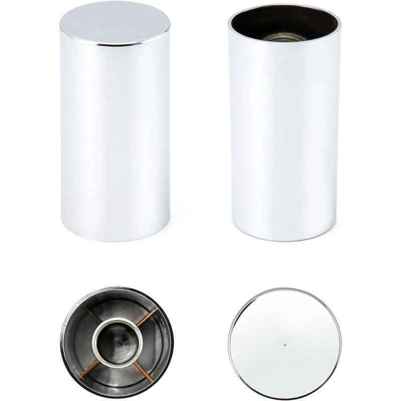 XIUHUA 20PCS 33mm Lug Nut Covers Chrome Screw-On 4" ABS