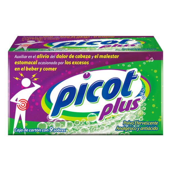 Picot Plus Polvo 1,9485 G/0,5 G/0,216 G/2,485 G, 9 Sobres