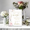 Boho Flowers Wedding Memorial Acrylic Signs - If We Had