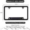 YUNXINGJV 2 PCS License Plate Frame Compatible with Toyota Tacoma