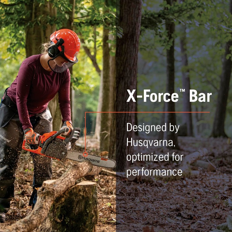 Husqvarna 599303280 X-Force 20 Inch Chainsaw Bar, .325" Pitch .050"