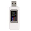 Risegun USB Tester Meter, Digital Colour Display Multimeter Voltage Tester