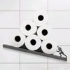 Floating Shelf Toilet Paper Holder Modern Wall Mount Organizer for
