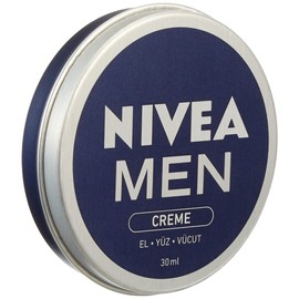 NIVEA MEN Nourishing Skin Cream for Intensive Moisture, Skin Care for Men, Ideal for Body, Face and Hands, Light Formula with Vitamin E, Nivea Men Cream (30 ml)