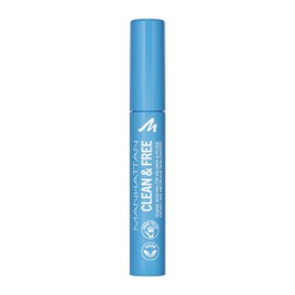 Manhattan Clean & Free Mascara Colour 99T Brown, Waterproof, Nourishing Mascara, Vegan, 7 ml