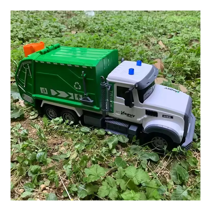 HJL Remote Control Garbage Truck with Lights Sounds RC sanitation