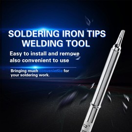 T12 Soldering Tips, 10 Types Soldering Station Tool Soldering Tips Replacement for FX-951 Rework Station (T12-BC2)