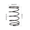 sourcing map Compression Spring Coil Spring Steel Spring Steel Spring