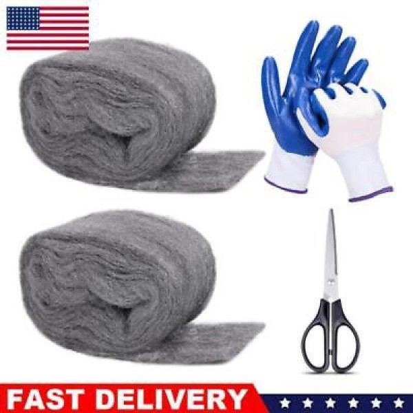 Unbranded 2x Steel Wool for Mice Control, Gap Filler for