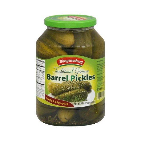 Hengstenberg  Traditional German Barrel Pickles 57.5 (Pack of 3)
