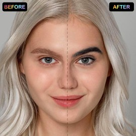 Libeauty Eyelash Tint Kit, Lash Tint Black and Eyebrow Dye Kit, Eyelash Dye with Vaseline and Full Tools, 15ML Large Capacity, Suitable for Salon and Home Use