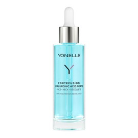 YONELLE Hyaluron Serum für Gesicht - FORTEFUSION - Hyaluronic Acid Gesichtsserum für Tag und Nacht – Hyaluronsäure – Befeuchtet und verbessert den Hautton – 48 ml