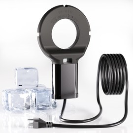 GUEOQTC 3PCS 250 Watt Bird Bath De-Icer with Thermostat, Cast Aluminum Submersible Chicken Water Heater, Heated Bird Bath, Power Cord 9.8 Ft