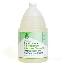Naturama, All Natural All Purpose Kitchen Cleaner, Eco-Friendly EPA Listed. Made in the U.S. Removes bacteria and up to 99% of germs. Powerful, Odor-free, Non Toxic. (1G)