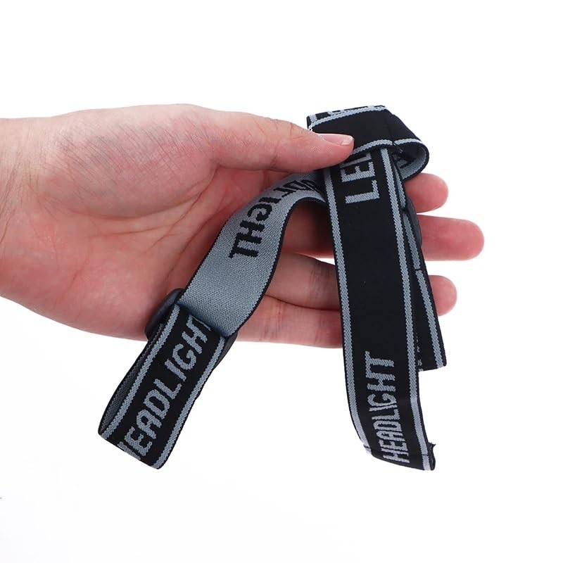 RecDec 4 Pack Headlamp Strap Replacement Headband Head Lamp Elastic