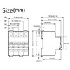 Miniature Circuit Breaker PA66 Flame Retardant Housing 4P Automatic Circuit