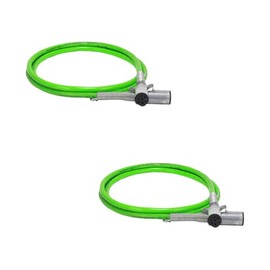 Mytee Products 2 Pack 12' Straight Abs Cable w/ 2 Die Cast Plugs and Spring Guards, ABS Cable 1-8, 2-10, 4-12 Gauge Cable Replaces BE27457, Bendix 30-2051DSP, Haldex BE27457