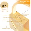 Vnoeom Alarm Clock Bedside Lamp, Touch Table Lamp with Natural