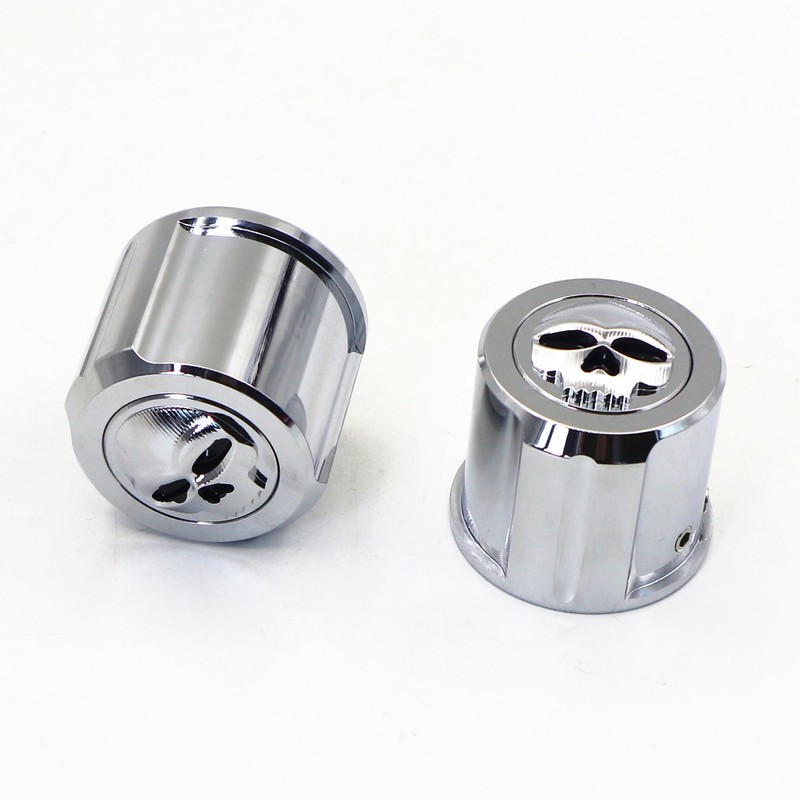 CBCTOC 1 Pair Motorcycle Front Axle Nut Covers Caps for