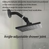 TIEXYE Shower Head Swivel Ball Adapter (Universal Component), Solid Brass