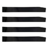 Genérico CoolerthingsDG, 4 Pieces Black Satin Sashes Plain Sashes Party