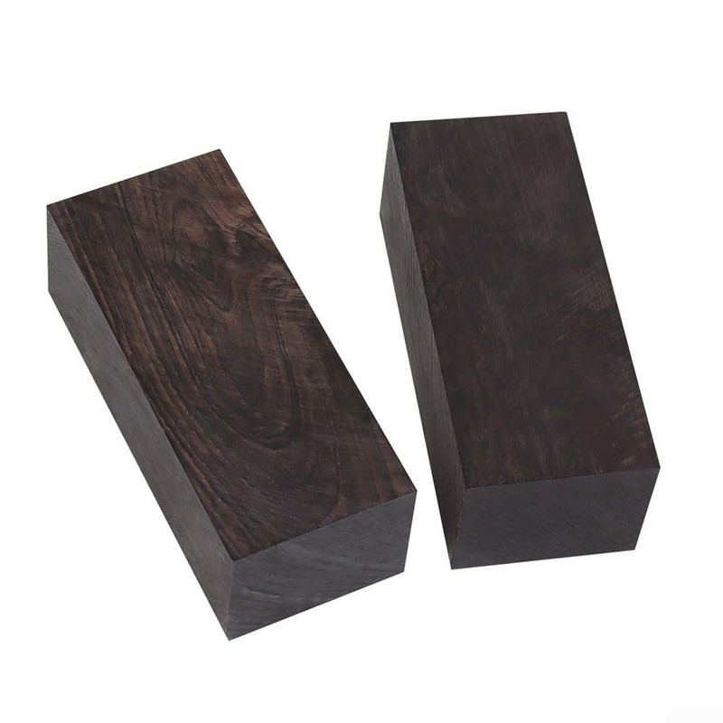 Ebony Block Ebony Blank Ebony Block Craft DIY Material Handle