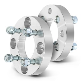 SCITOO 2Pcs Wheel Adapters 1 inch 4x4.5 to 4x100 Bore 71mm Studs 12x1.5 4 Lug Wheel Spacers Adapters Fit for for Ford Festiva for Toyota Celica Cressida Van for Honda for Accord for Honda