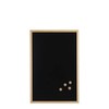 Zeller 11274 Chalk/Magnetic Board Metal / Pine Black Approx. 40