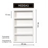 Harta Madera Combo Esmaltero Organizador Barniz Y Set 3 Repisas