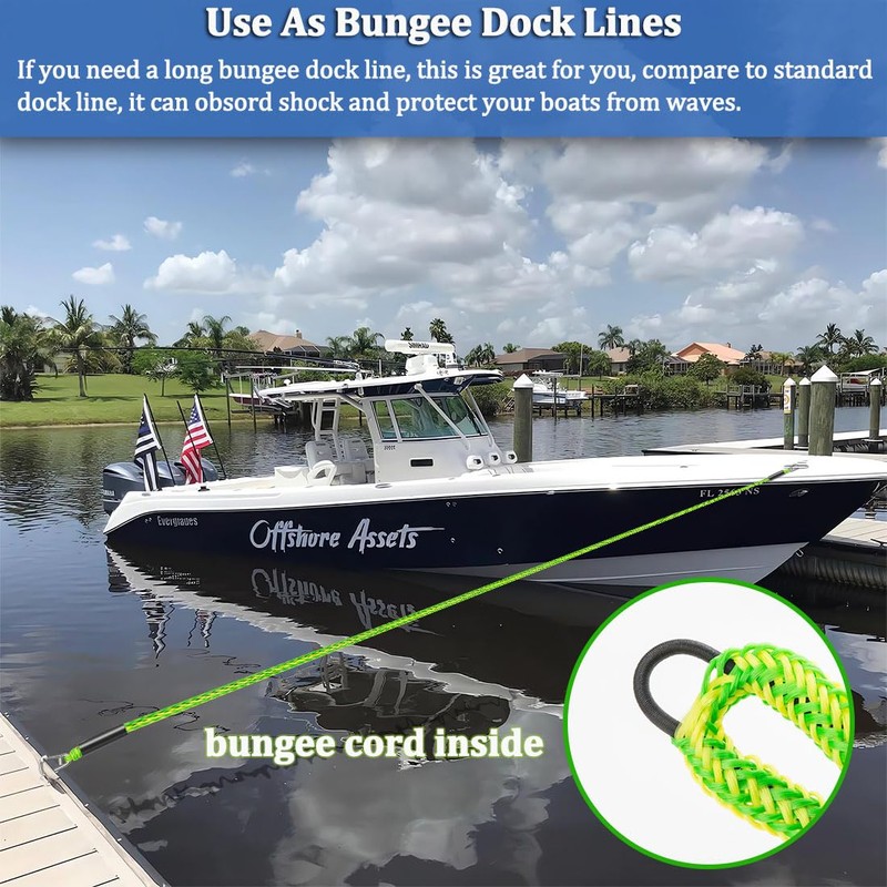 Botepon Boat Bungee Anchor Lines for Beach Anchor, Boat Beach
