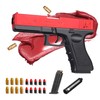 SK MISS Toy Foam Blaster, Red Plastic Toy Guns for