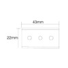 der kleine Handwerker 30 x Double-Sided Scraper Blades 22 x