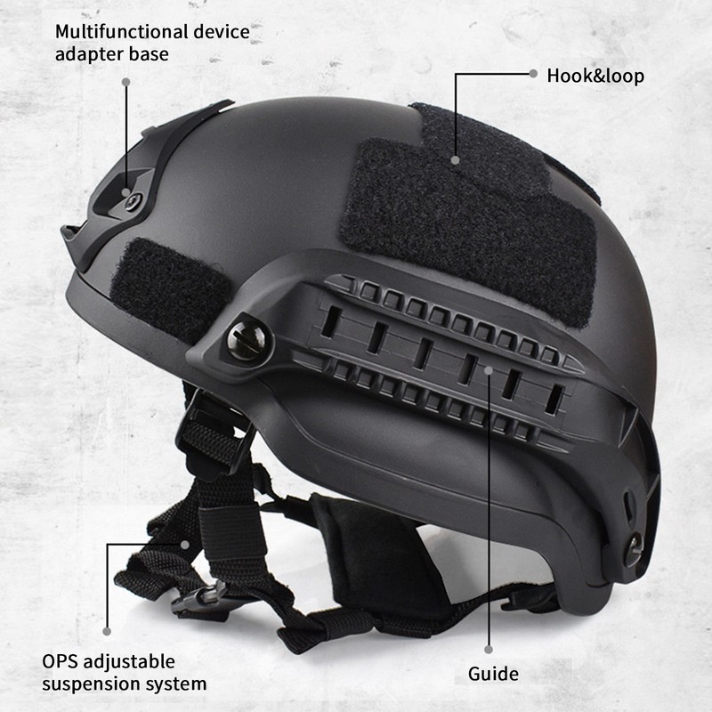 Lightweight Military Helmet Breathable Comfortable Head Protect Equipment for Outdoor