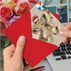 Holiday Sand Angels Cat - Cute Cat Merry Christmas Card