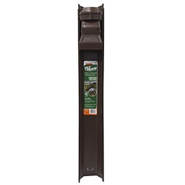 Frost King GWS3B Tilt N' Drain Downspout Extender, 3'. Long, Extends to 6', Brown, Pack of 3